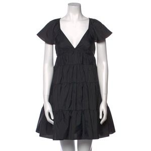 Staud Black Dress